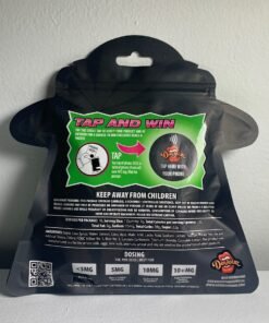 Devour Sour Apple Sour Rings 1500MG Back rotated 1 1 Devour Sour Apple Sour Rings 1500MG Back rotated 1 1