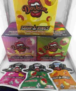 Devour Sour Rings 1500mg Edibles