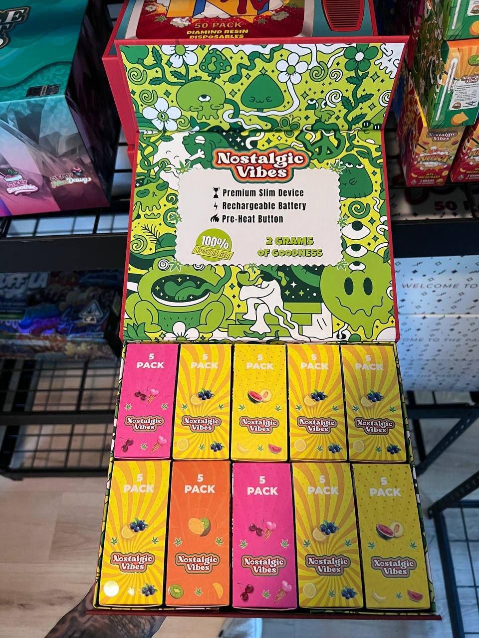 WhatsApp Image 2025 01 03 at 1.24.08 AM 1 1 1 NOSTALGIC VIBES DISPOSABLE 2G Rechargeable Vape - Image 4