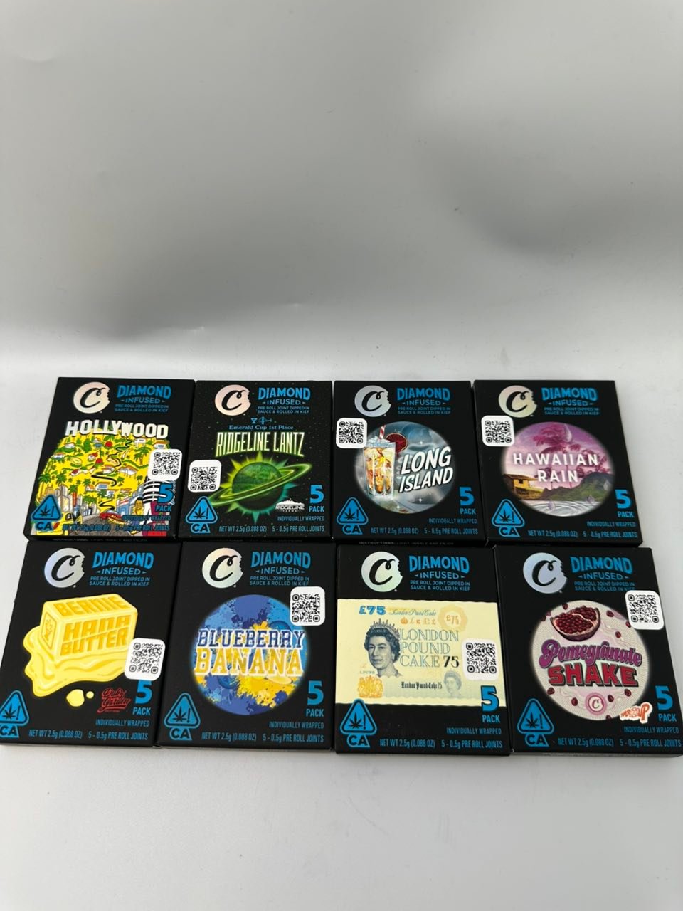 image 2283 1 COOKIES PRE ROLLS 5PK – DIAMOND INFUSED JOINTS – 2.5G - Image 2