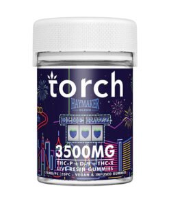 torch haymaker 3500mg gummies Blue Razz 1